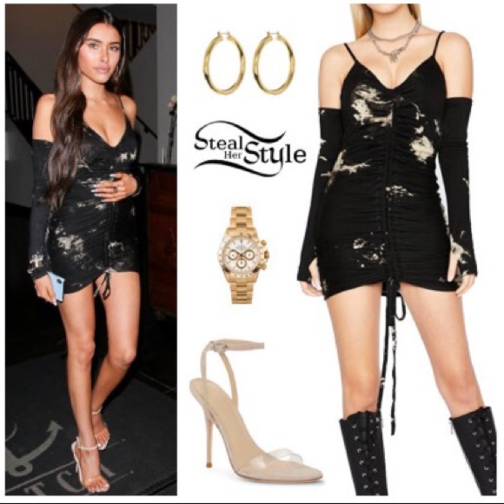 Long Sleeve Tie Dye CAPSULLE Mini Dress